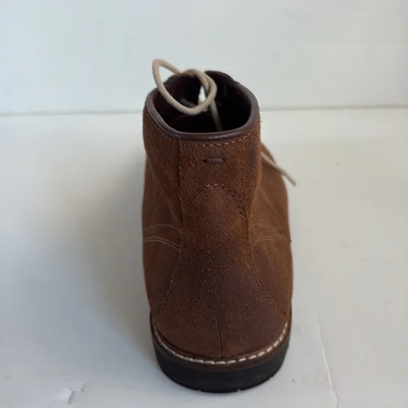 Vince Camuto Lancelot Chukka brown leather upper lace up ankle boots - Picture 10 of 16